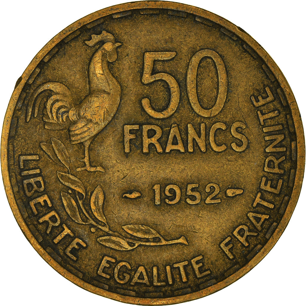 Munten, Frankrijk, 50 Francs, 1952