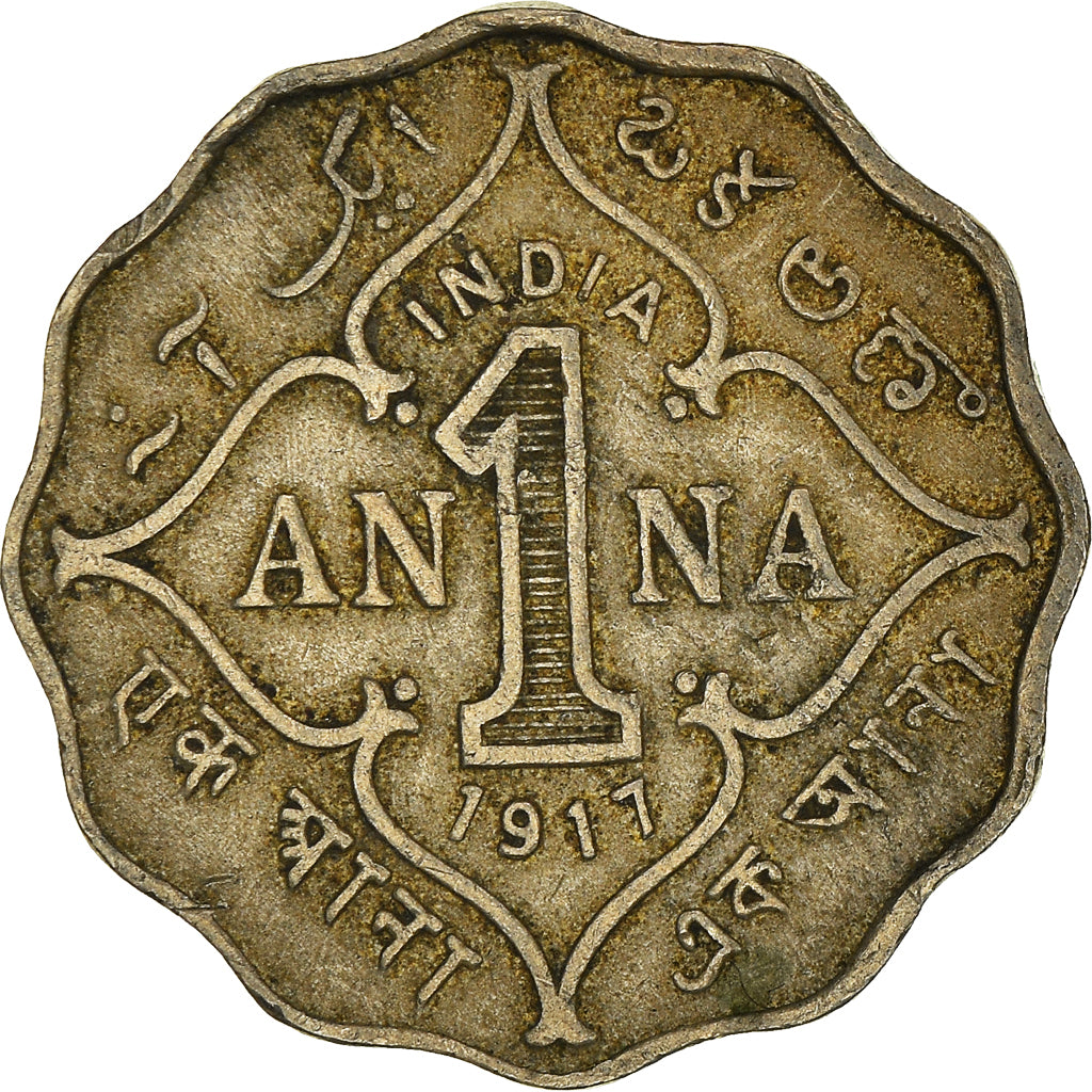 Moneta, INDIE BRYTYJSKIE, Anna, 1917