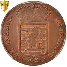 Moneta, Lussemburgo, Leopold II, Sol, 1790, G, PCGS, AU55, SPL-, Rame, KM:15