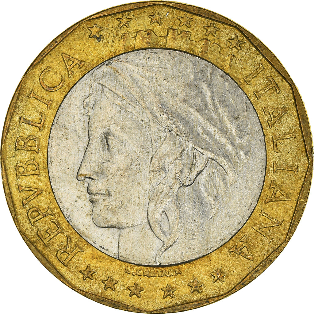Moneta, Italia, 1000 Lire, 1997
