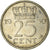 Moneta, Holandia, 25 Cents, 1950