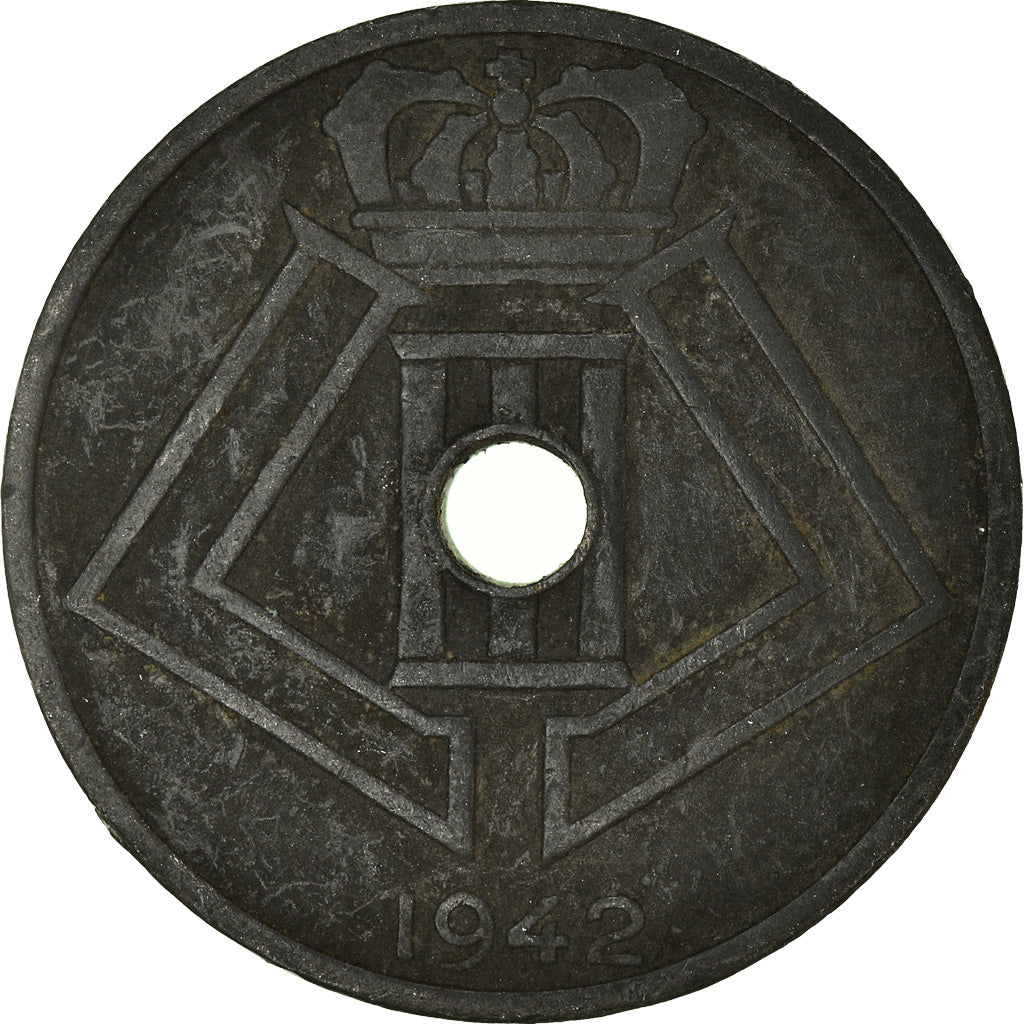 Munten, België, 25 Centimes, 1942