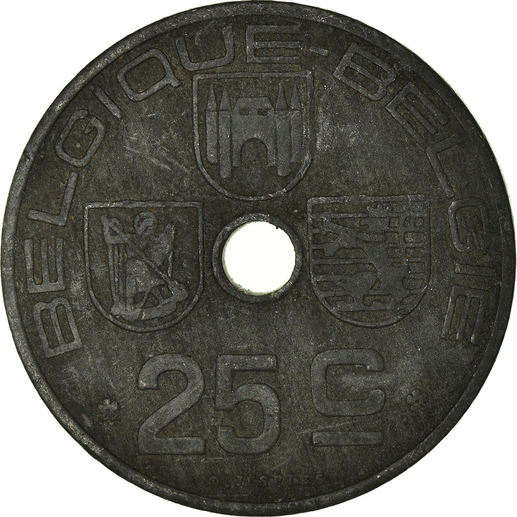 Munten, België, 25 Centimes, 1942