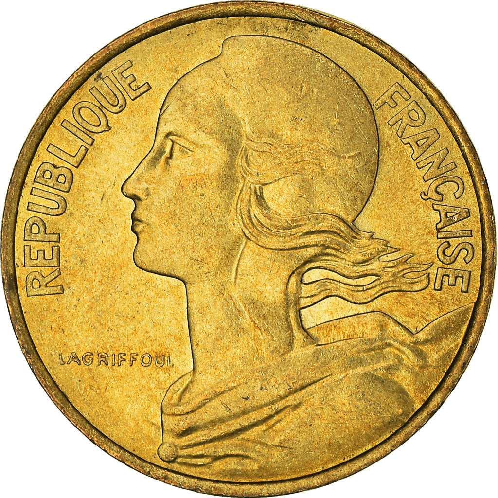 Coin, France, 10 Centimes, 1977