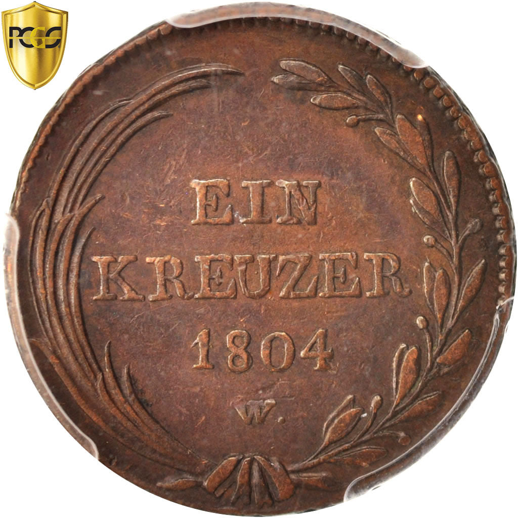 Coin, German States, FURSTENBERG-STUHLINGEN, Kreuzer, 1804, PCGS, XF40