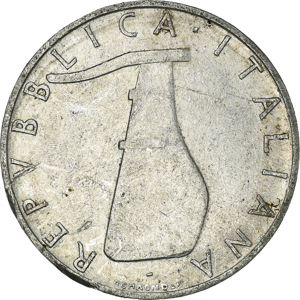 Moneda, Italia, 5 Lire, 1954