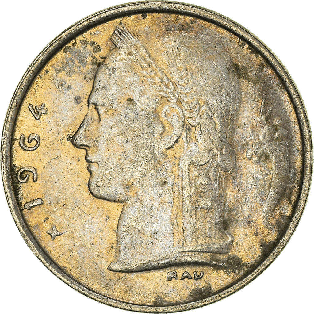 Coin, Belgium, Franc, 1964