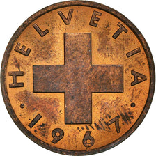 Moneta, Svizzera, Rappen, 1967