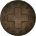 Coin, Switzerland, Rappen, 1958