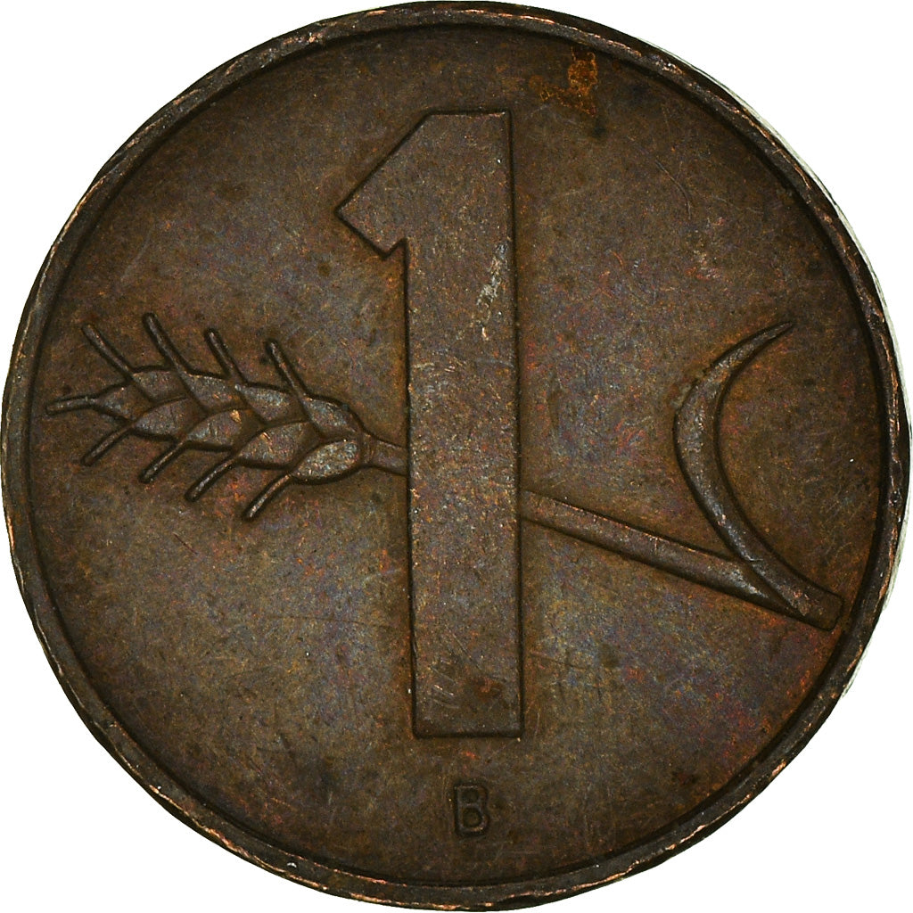 Coin, Switzerland, Rappen, 1958