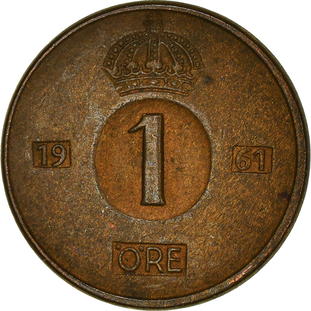 Coin, Sweden, Ore, 1961