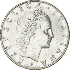 Münze, Italien, 50 Lire, 1964