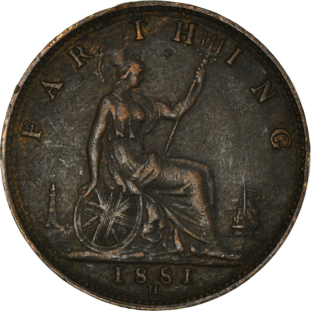 Moneta, Wielka Brytania, Farthing, 1881