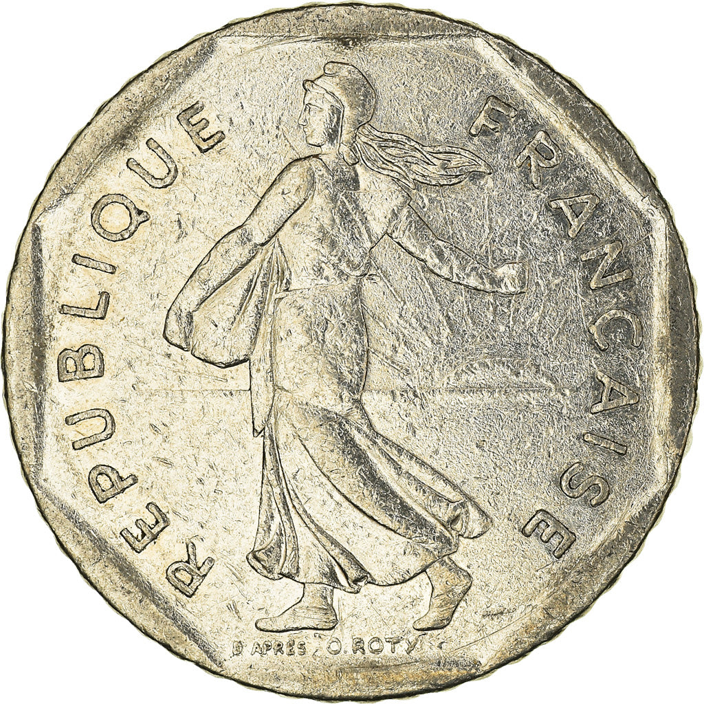 Moneta, Francia, 2 Francs, 1982