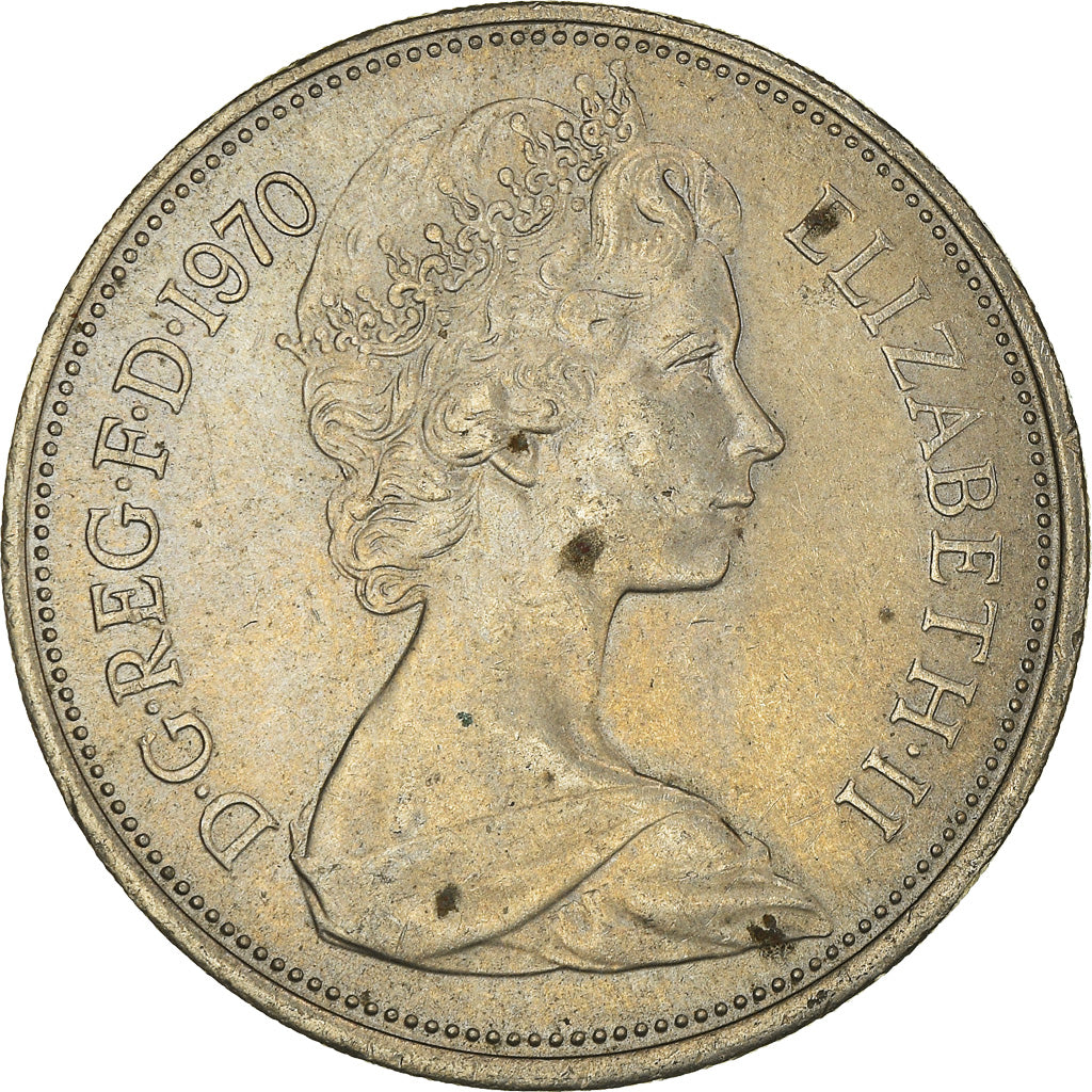 Monnaie, Grande-Bretagne, 10 New Pence, 1970