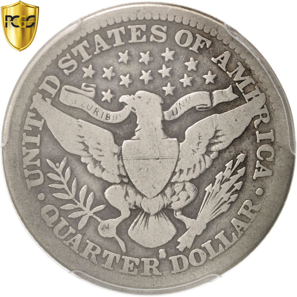 Monnaie, États-Unis, Barber Quarter, Quarter, 1914, U.S. Mint, San Francisco