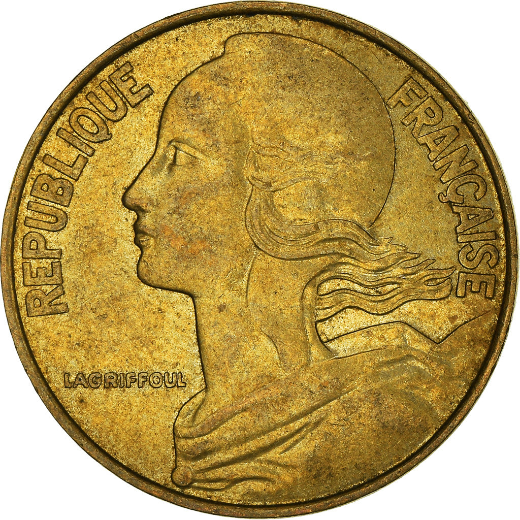 Coin, France, 20 Centimes, 1989