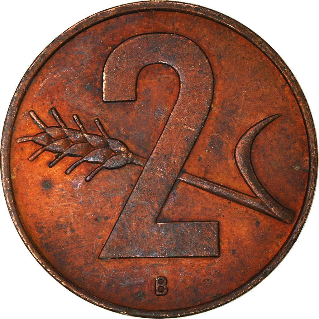 Coin, Switzerland, 2 Rappen, 1968