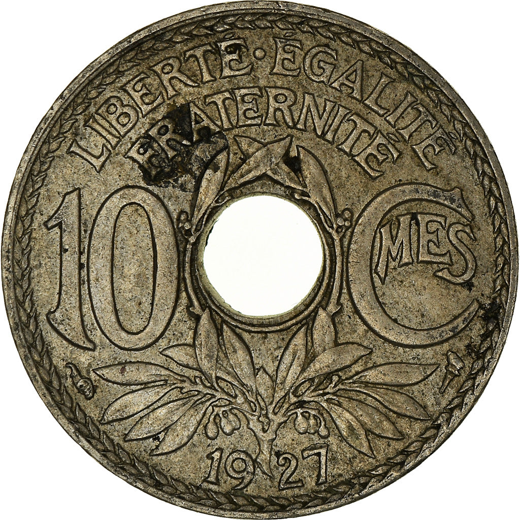Moneta, Francia, 10 Centimes, 1927