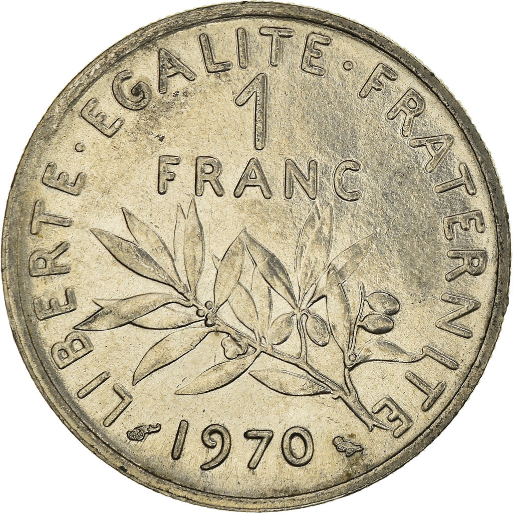 Monnaie, France, Franc, 1970