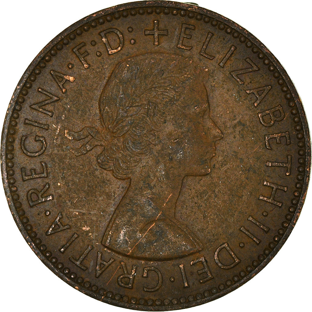 Münze, Großbritannien, 1/2 Penny, 1964