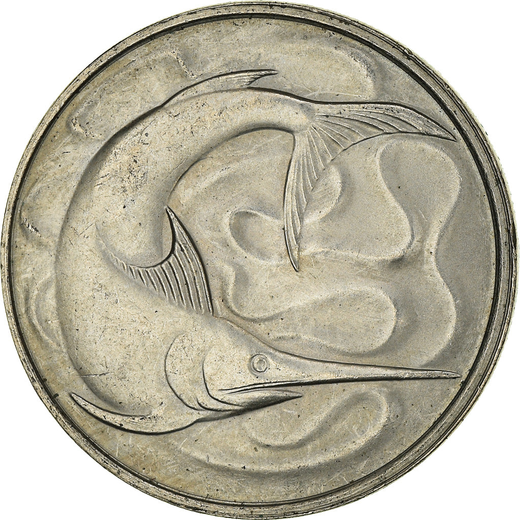 Moneta, Singapore, 20 Cents, 1980