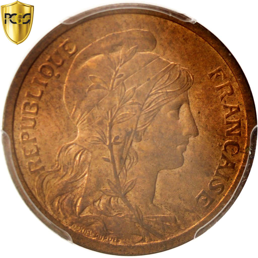 France, Dupuis, 2 Centimes, 1899, Paris, PCGS, MS64RB, Bronze, KM:841