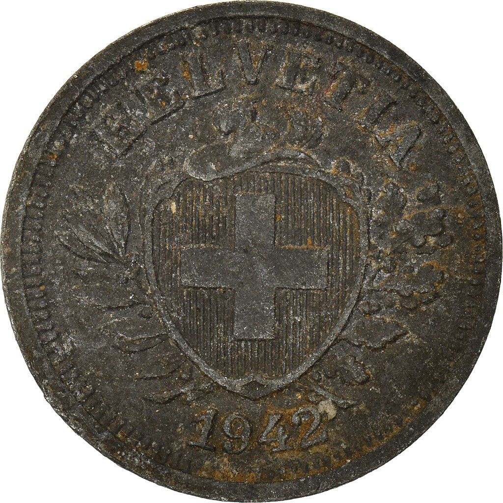 Monnaie, Suisse, Rappen, 1942