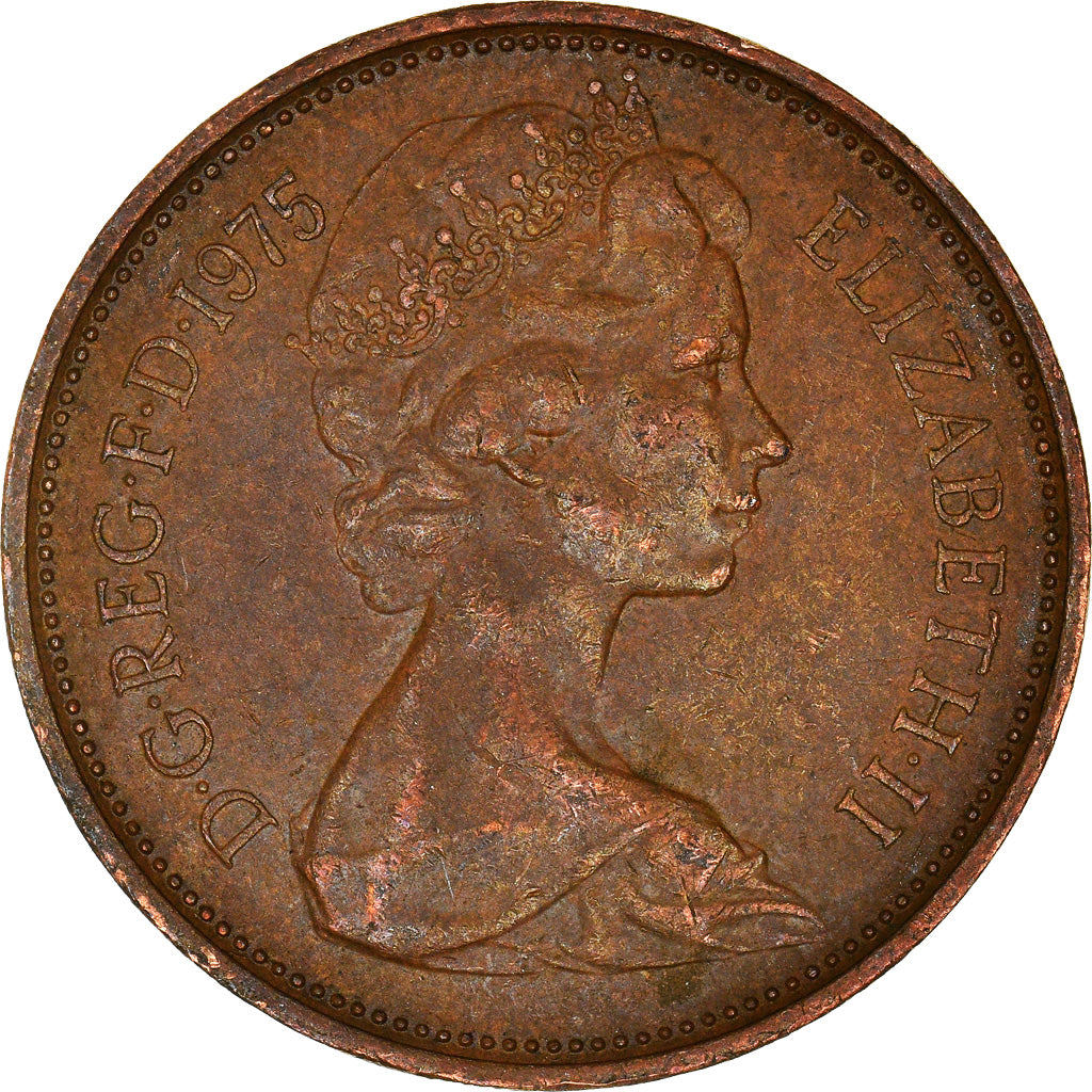 Coin, Great Britain, 2 New Pence, 1975