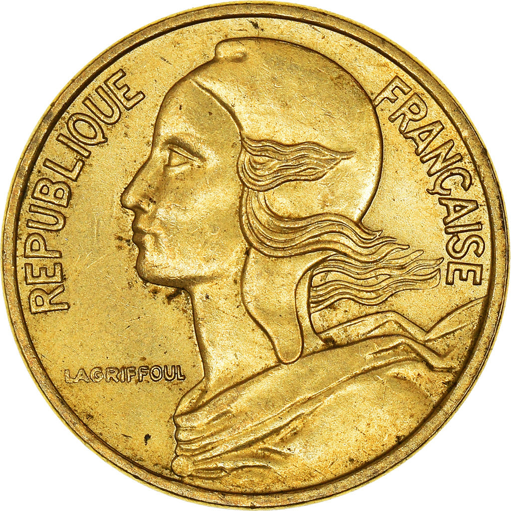 Coin, France, 5 Centimes, 1977