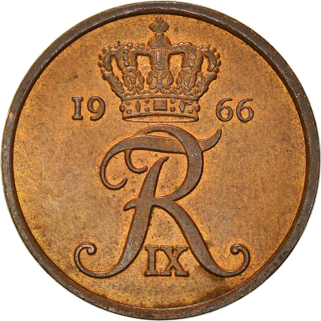 Coin, Denmark, 5 Öre, 1966