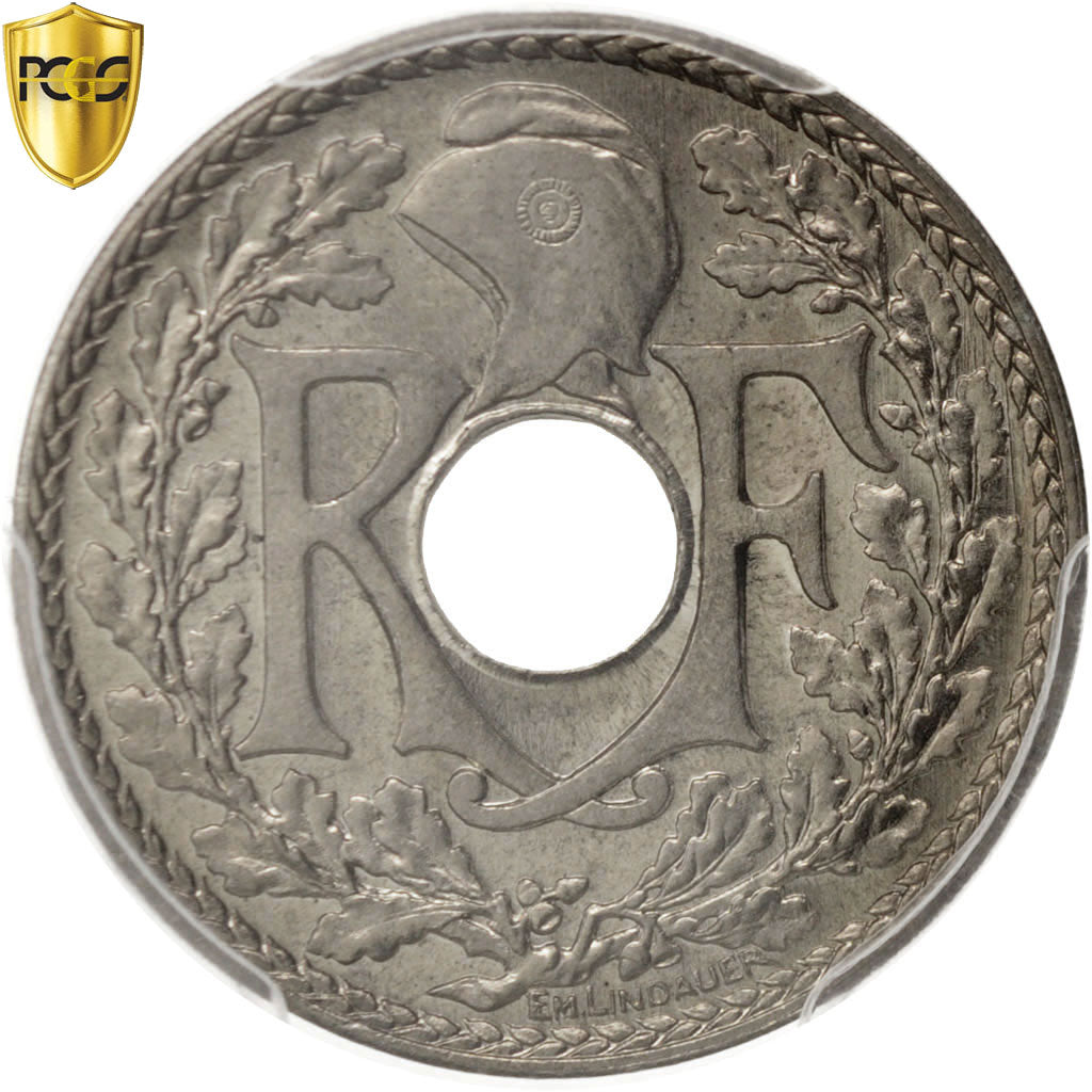 France, Lindauer, 10 Centimes, 1937, Paris, PCGS, MS66, KM:866a