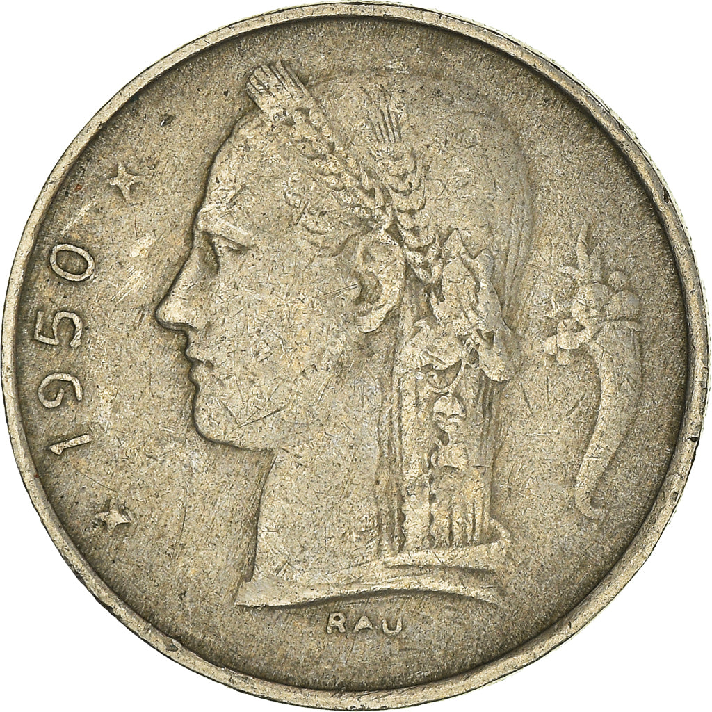 Coin, Belgium, Franc, 1950
