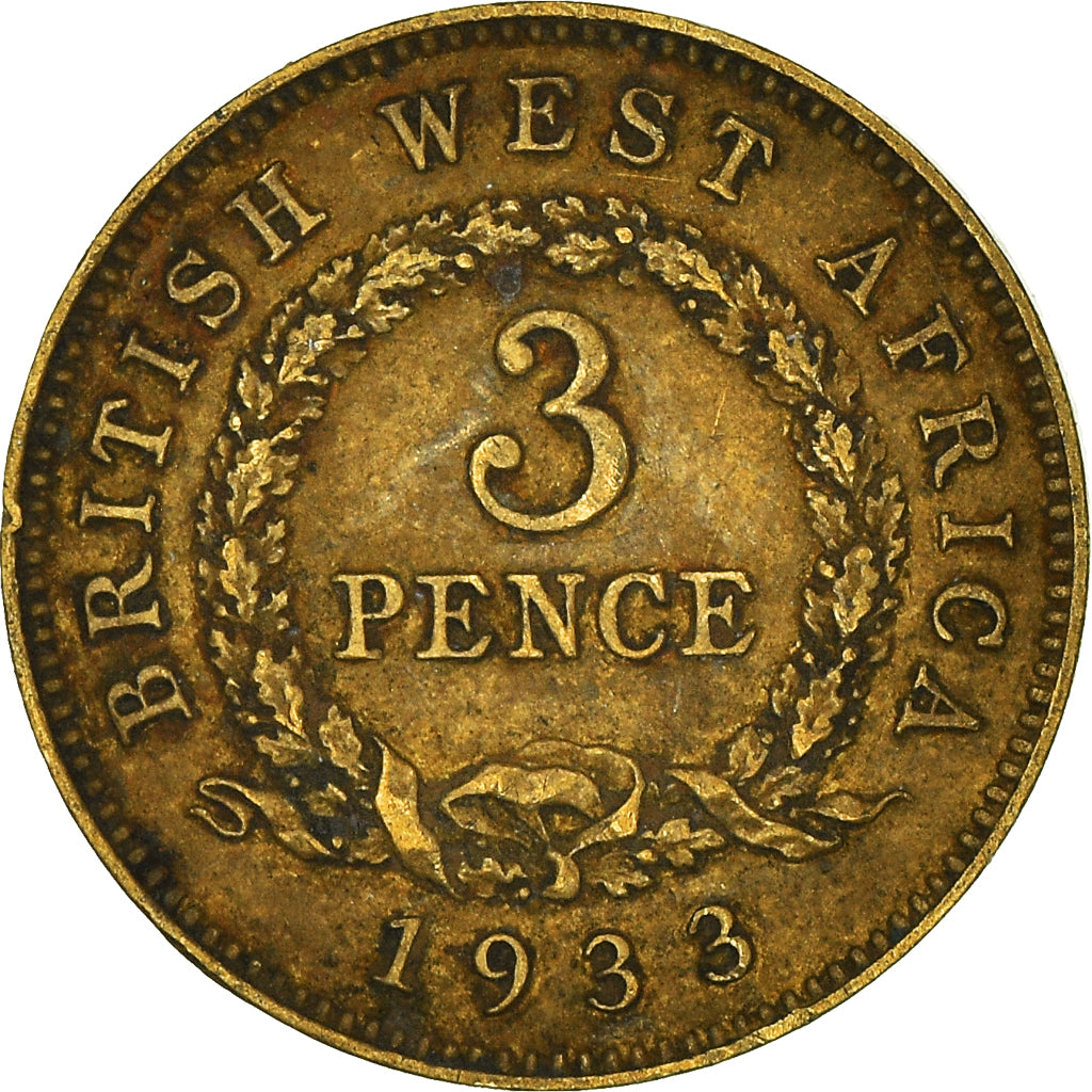 Coin, BRITISH WEST AFRICA, 3 Pence, 1933
