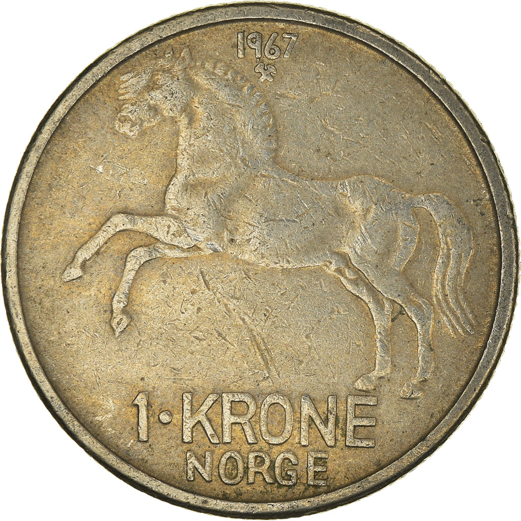 Moneda, Noruega, Krone, 1967