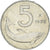 Munten, Italië, 5 Lire, 1953