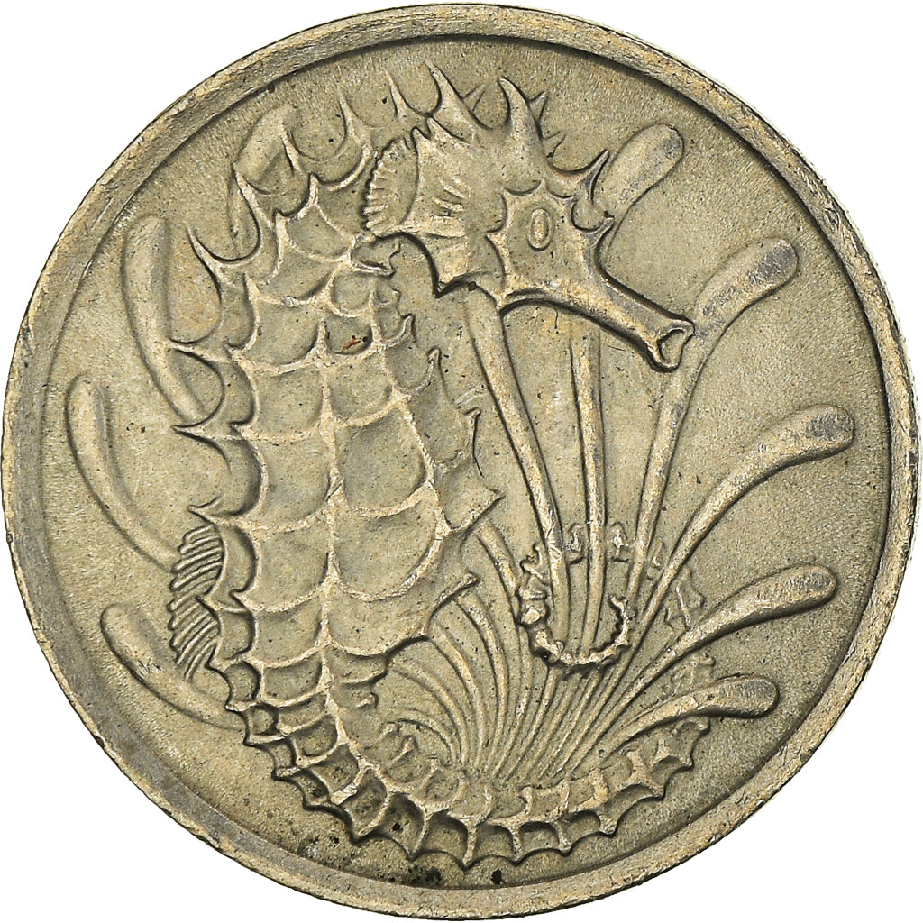 Münze, Singapur, 10 Cents, 1980