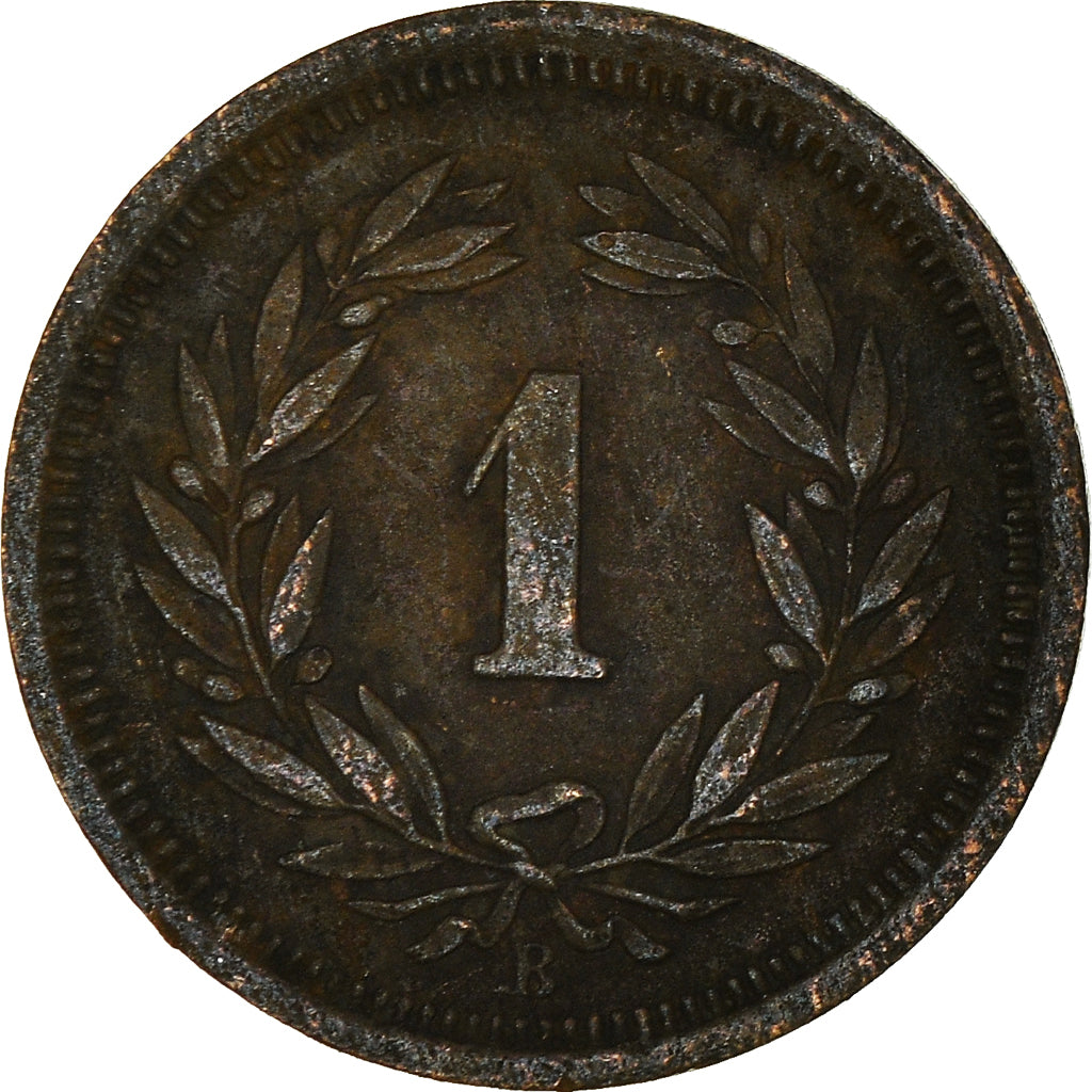 Moneta, Szwajcaria, Rappen, 1899