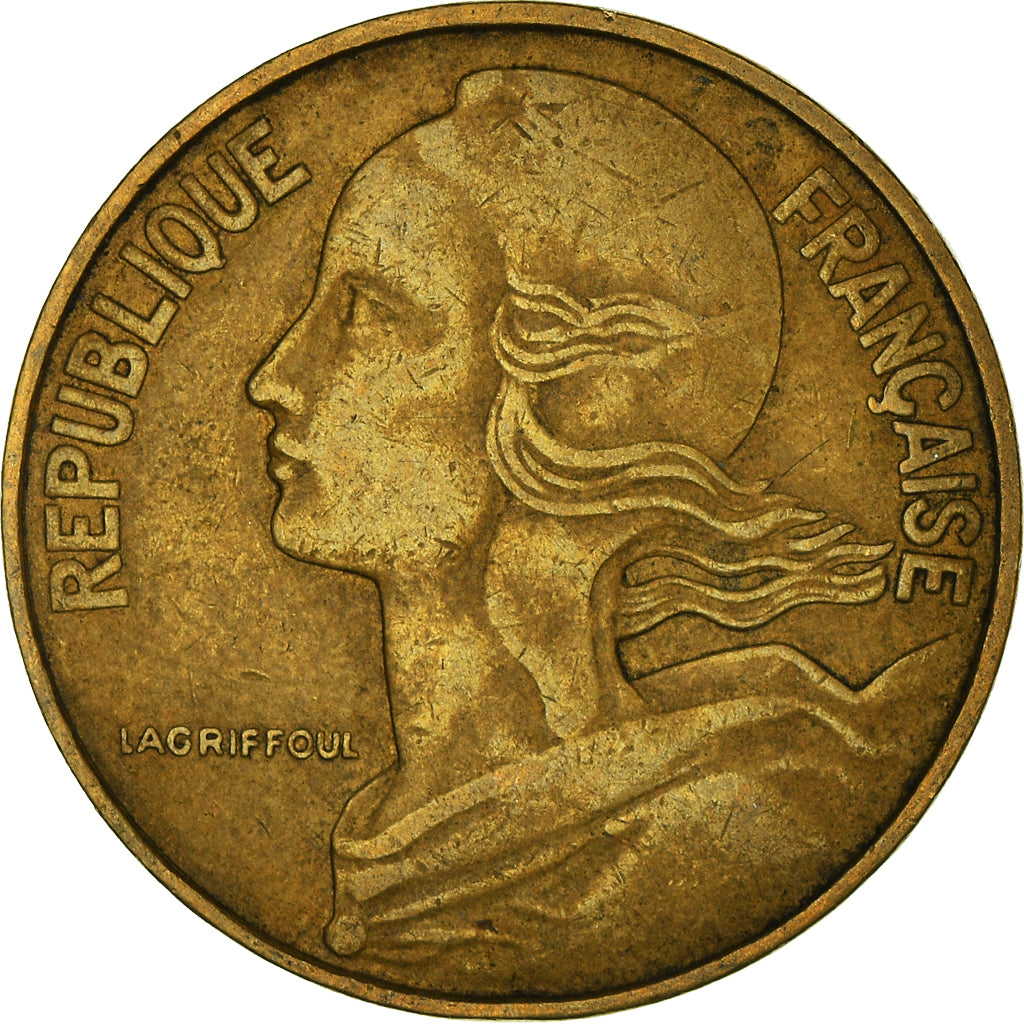 Moneda, Francia, 20 Centimes, 1968