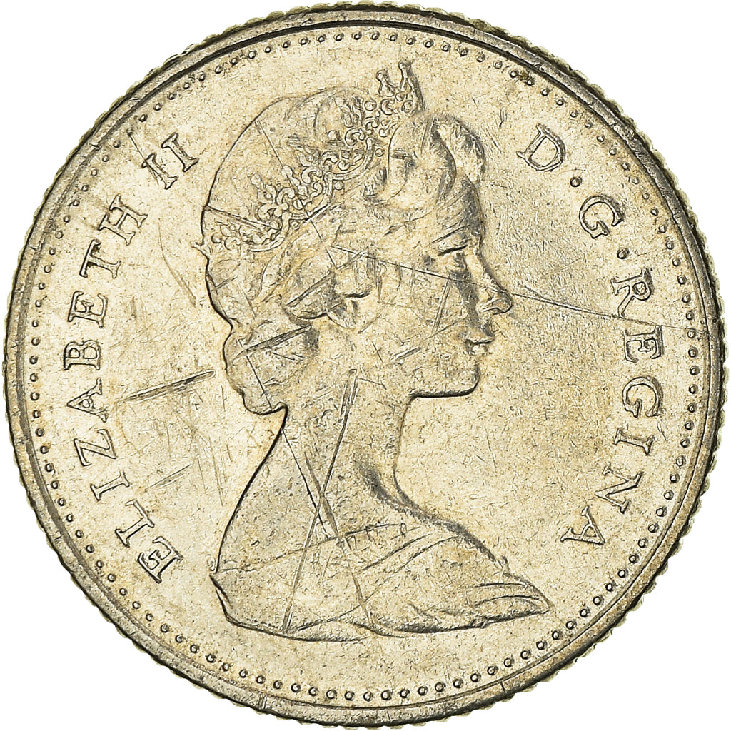 Moneda, Canadá, 10 Cents, 1971