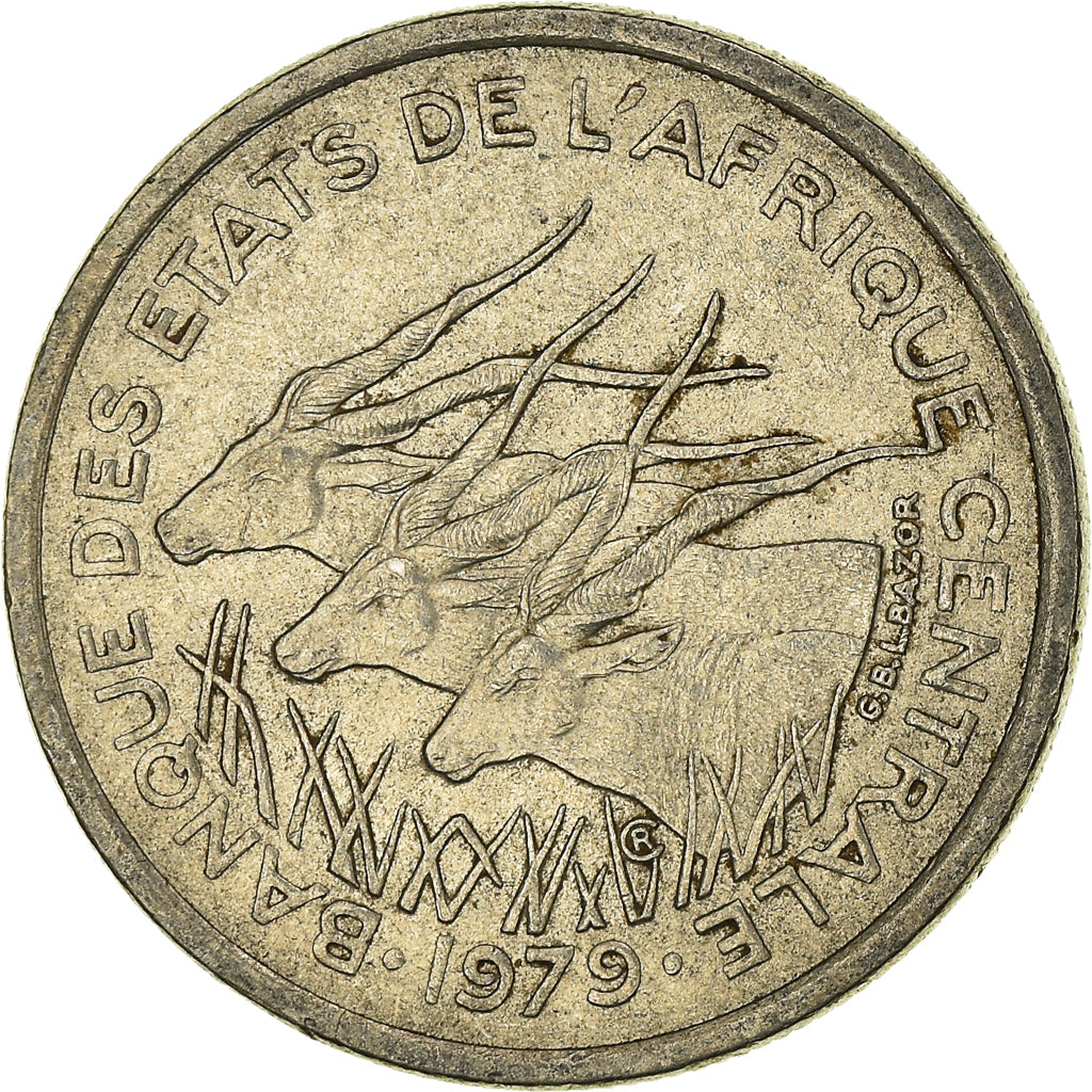 Münze, West African States, 50 Francs, 1979