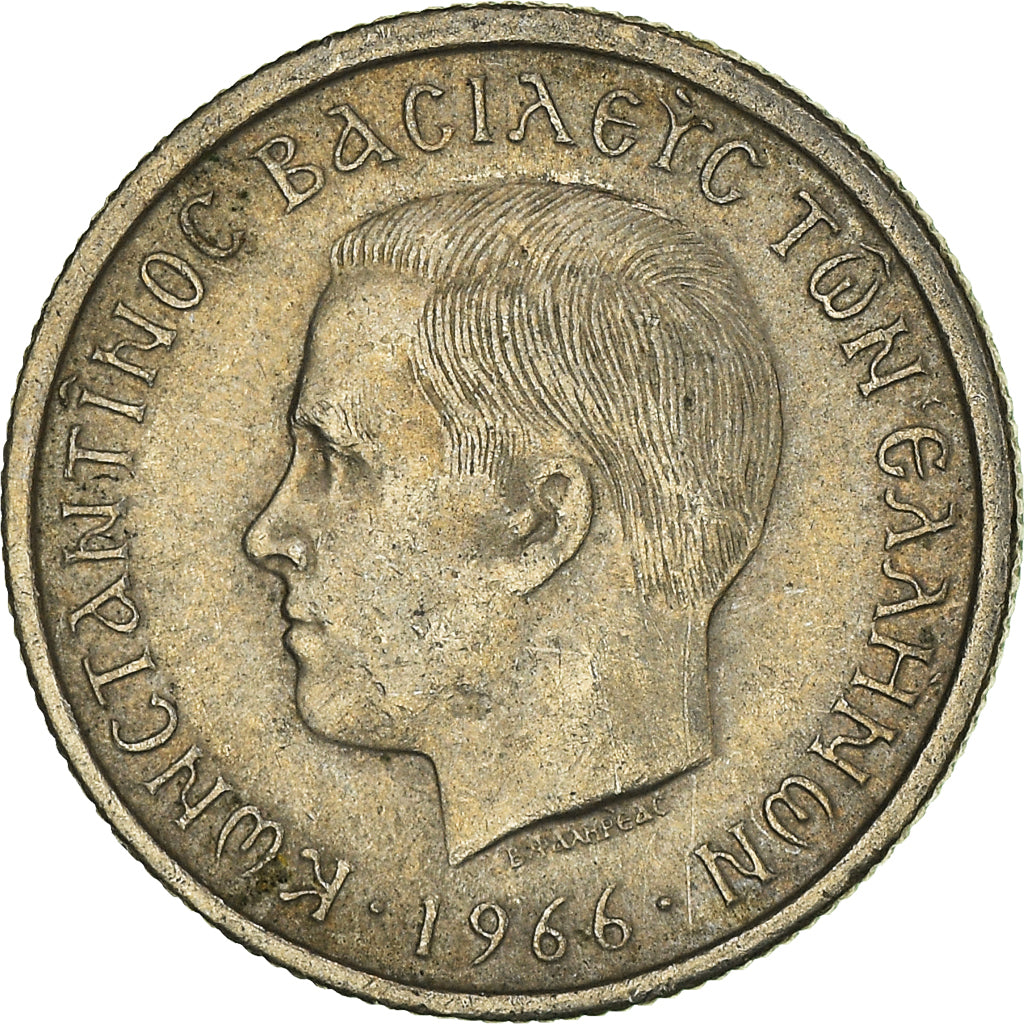 Monnaie, Grèce, 50 Lepta, 1966