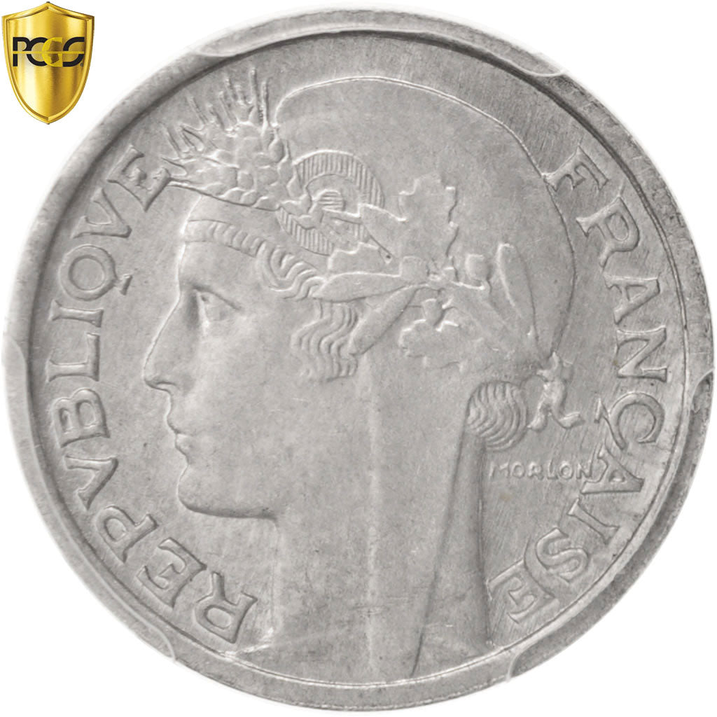 Coin, France, Morlon, 50 Centimes, 1945, Castelsarrasin, PCGS, MS63, MS(63)