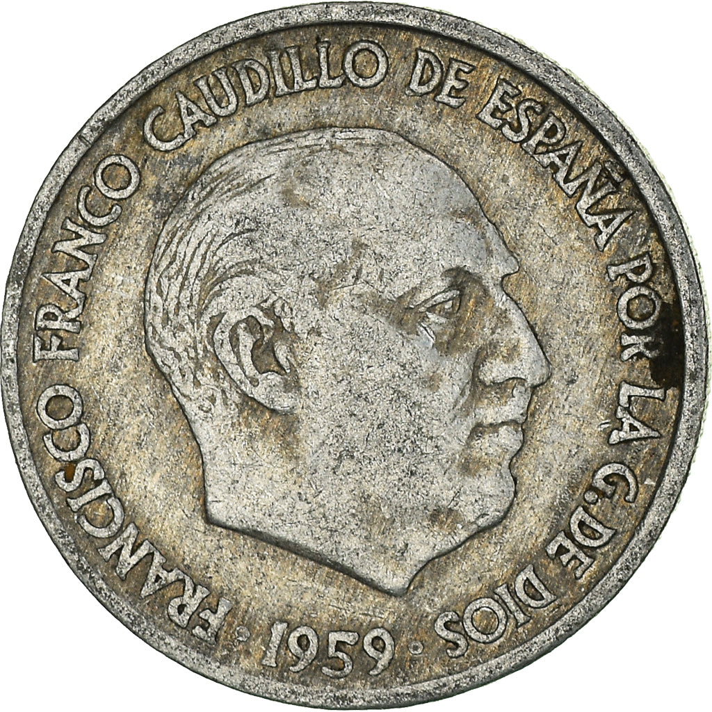 Monnaie, Espagne, 10 Centimos, 1959
