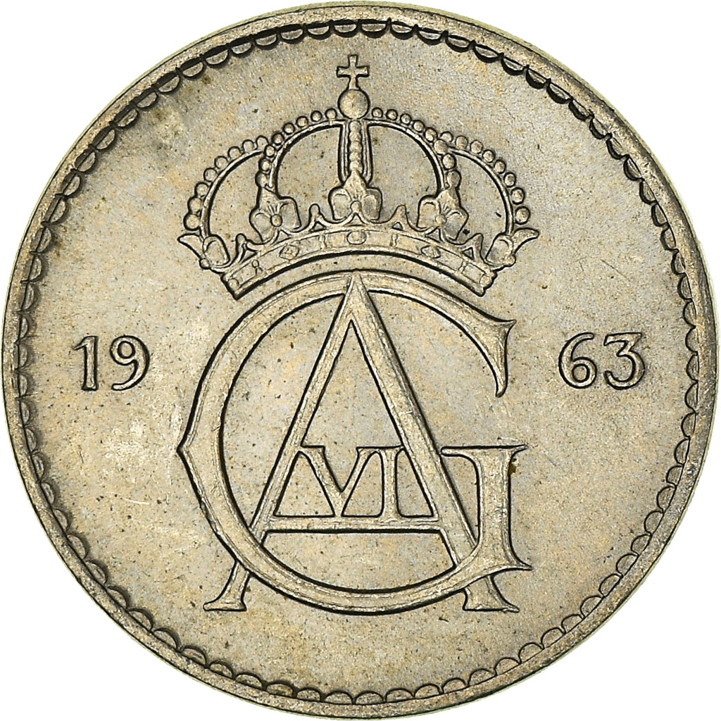 Moeda, Suécia, 10 Öre, 1963