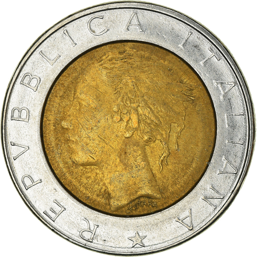 Coin, Italy, 500 Lire, 1982