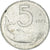 Moeda, Itália, 5 Lire, 1973