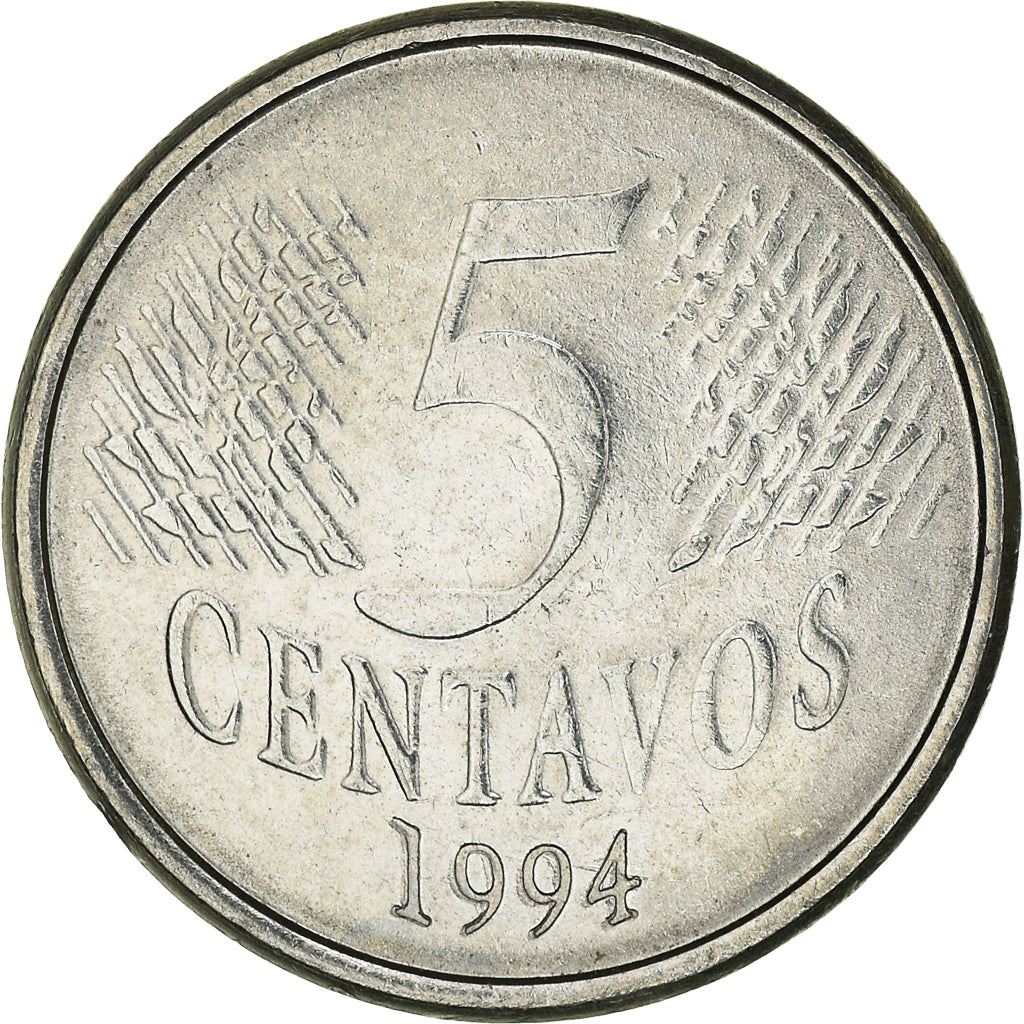 Moneta, Brazylia, 5 Centavos, 1994