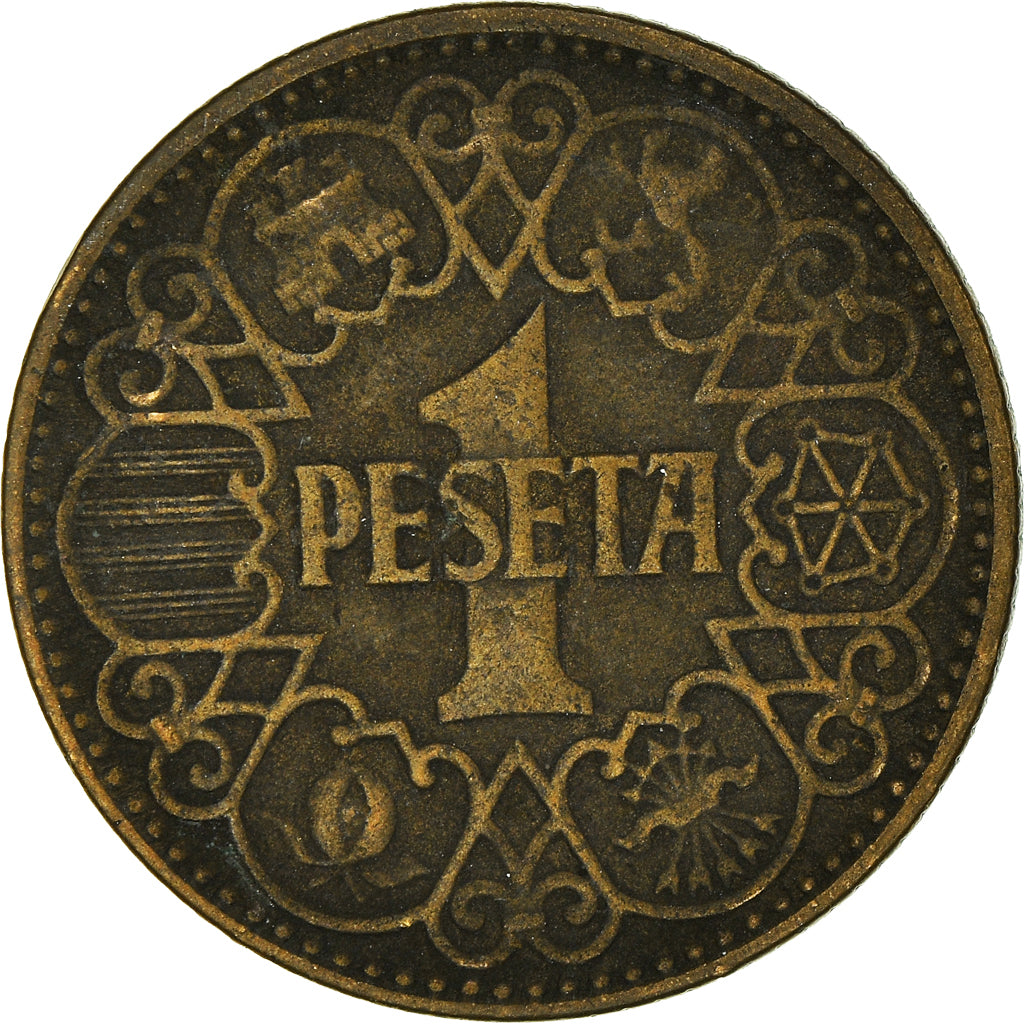 Coin, Spain, Peseta, 1944