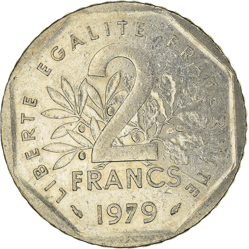 Moeda, França, 2 Francs, 1979